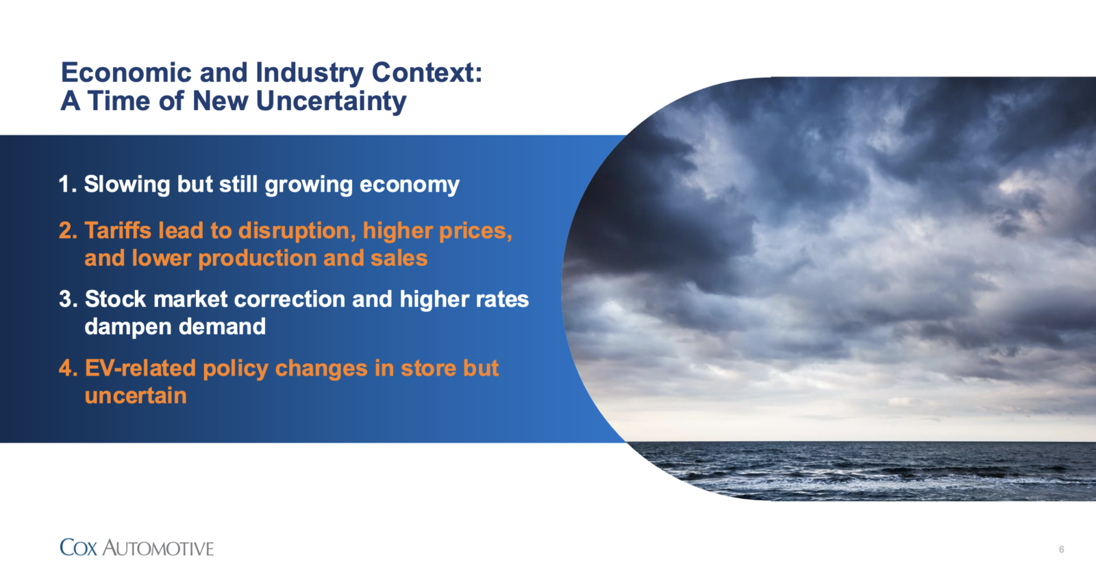 Cox Industry Insights and Sales Forecast Call